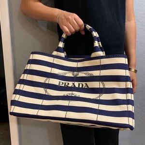 Prada -canvas tote bag